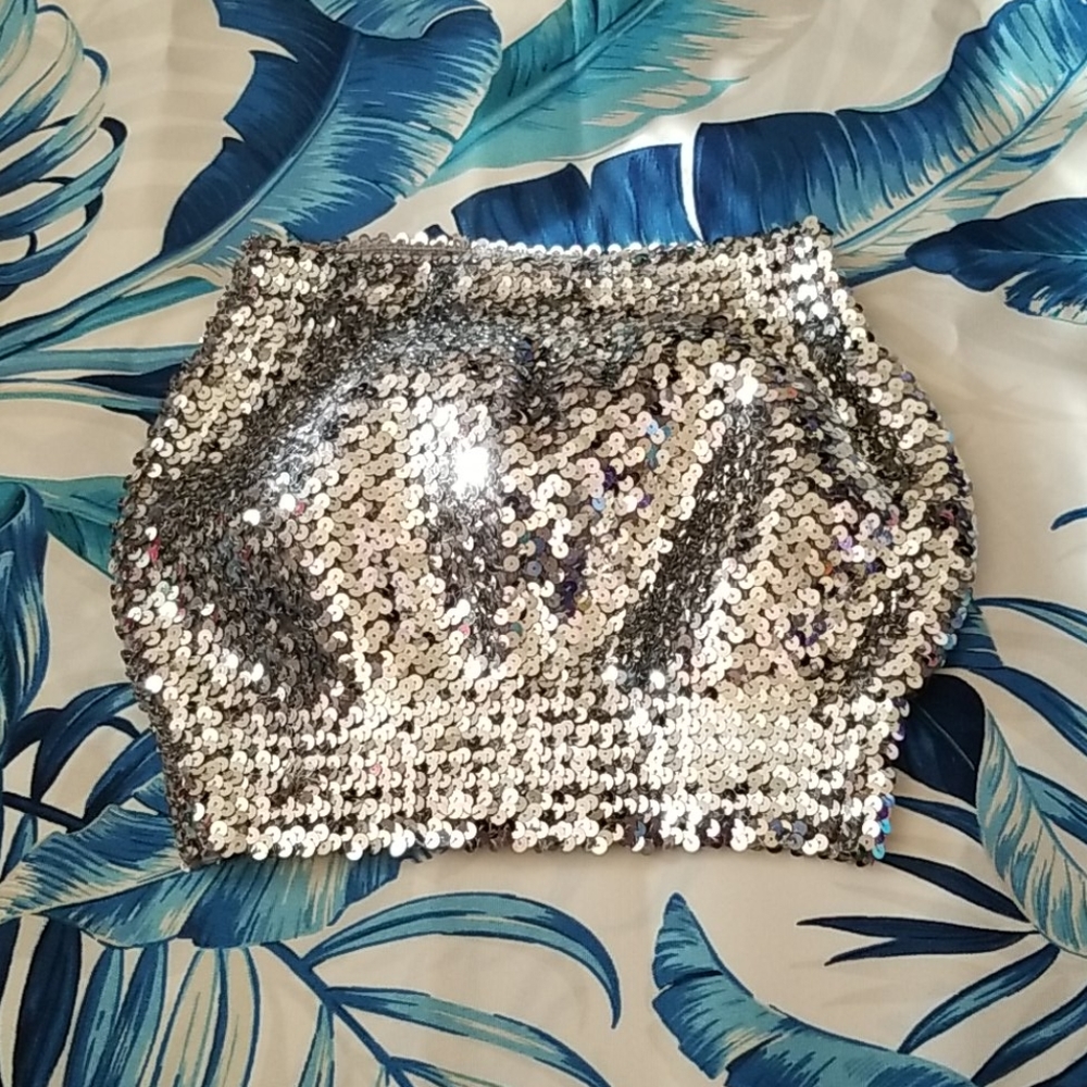 Sequined tube top vintage